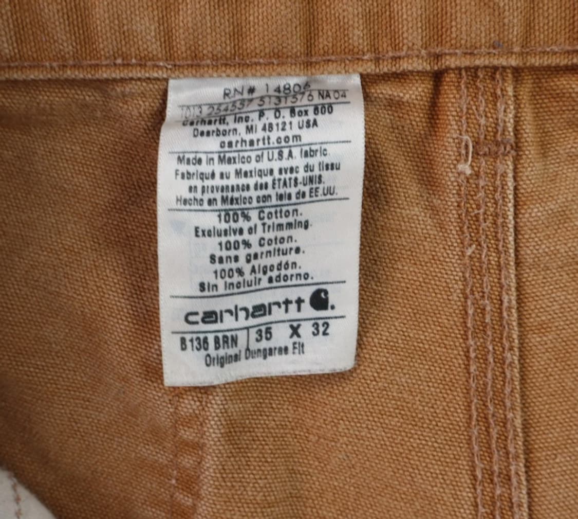 칼하트 카펜터 더블니 B136 35x32 상품이미지3