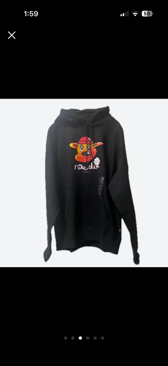 (새상품) 나이키 기모 후드티 M 상품이미지3