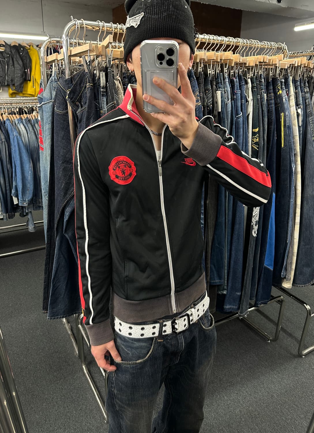 S) 나이키 맨유 08-09 트랙탑 져지 집업 상품이미지1