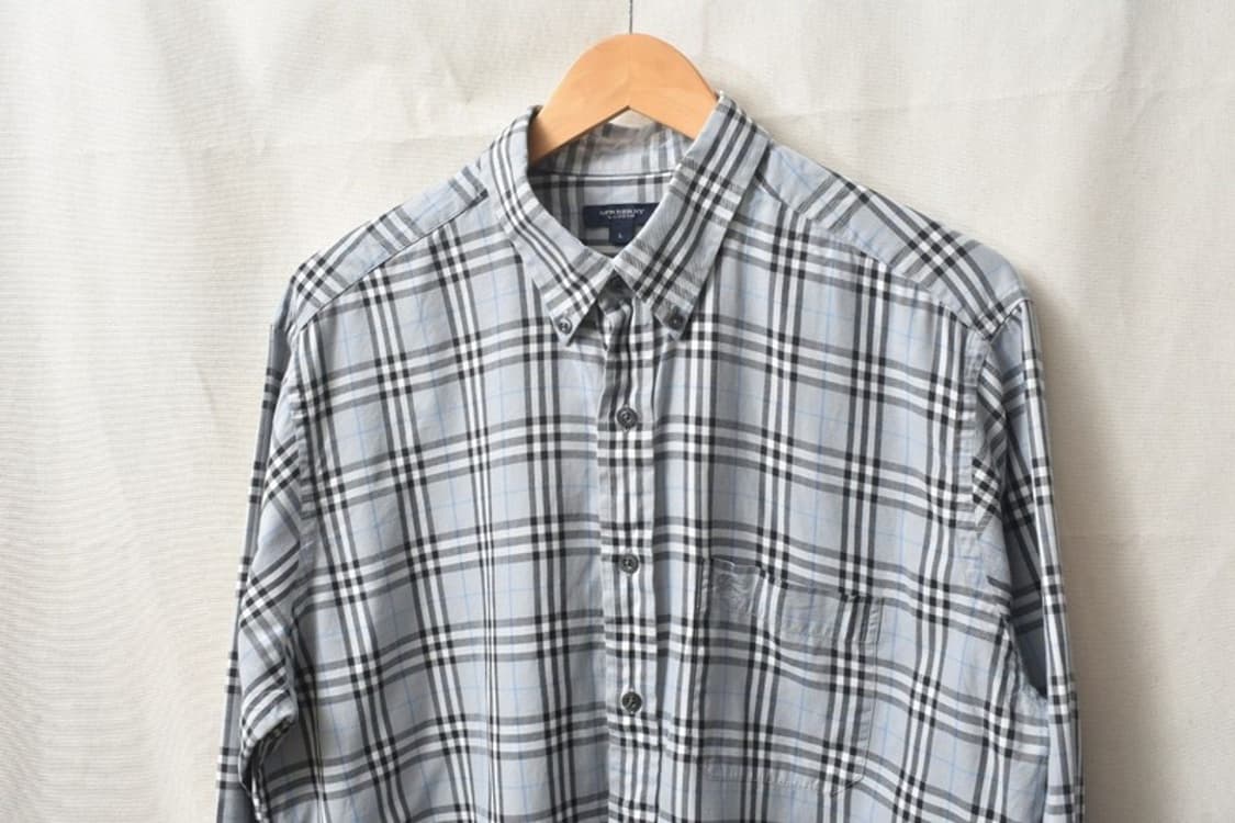90S 버버리 노바체크 셔츠 L M0100 상품이미지2