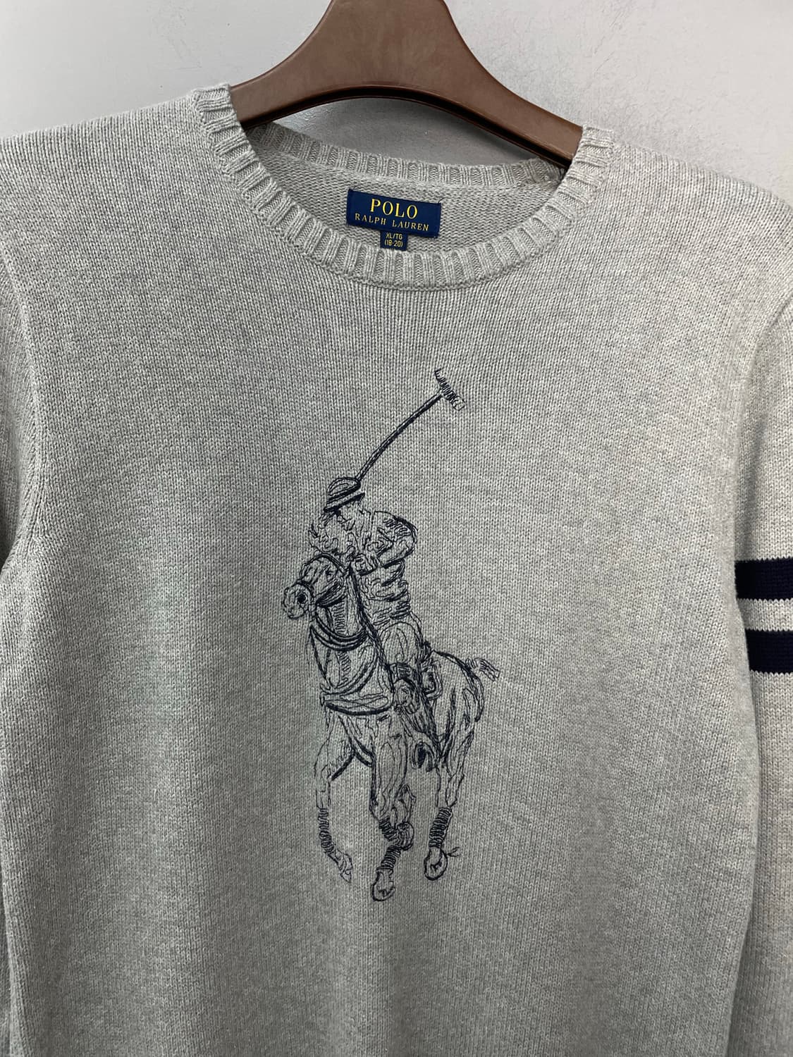 폴로 랄프로렌 빅포니 그레이 니트 H2488 상품이미지3