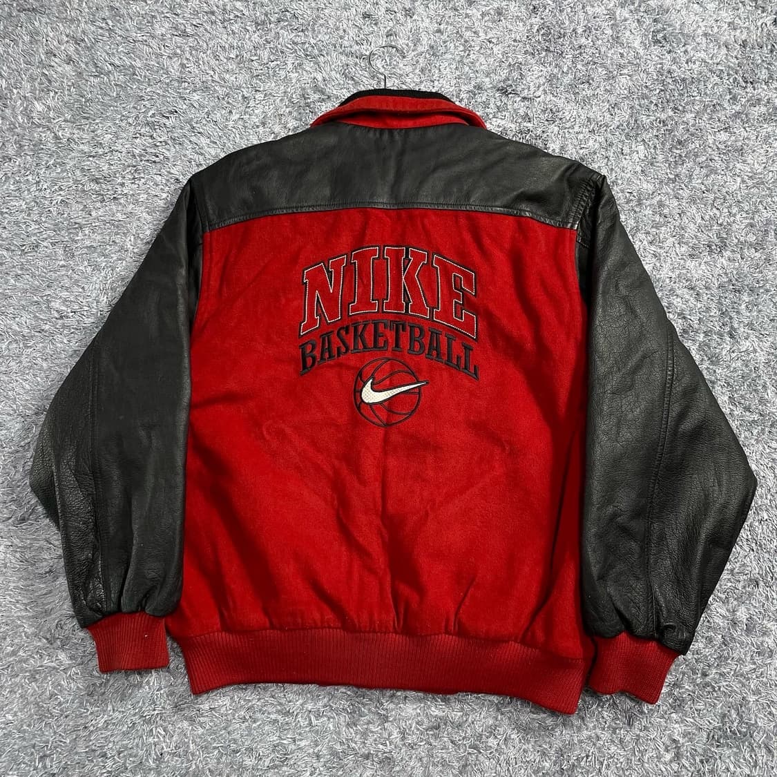 1990s 나이키 NIKE 소가죽 배스킷볼 자켓 상품이미지5