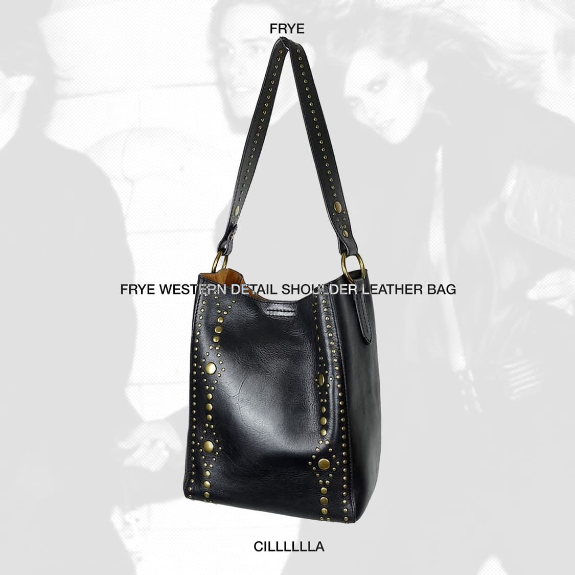 FRYE 웨스턴 디테일 숄더 레더백 상품이미지1