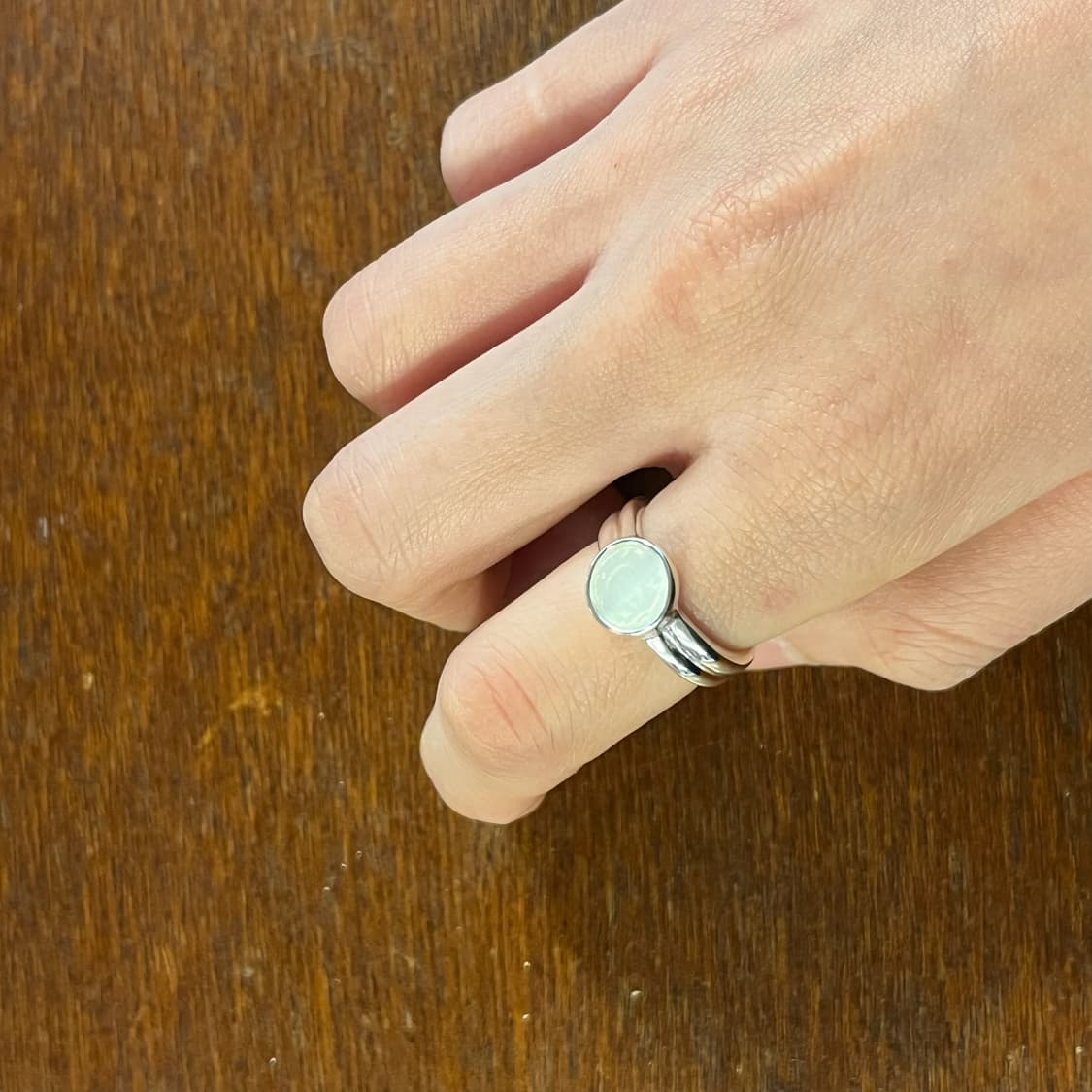 새상품 여성 신주 중앙원석 반지  상품이미지3