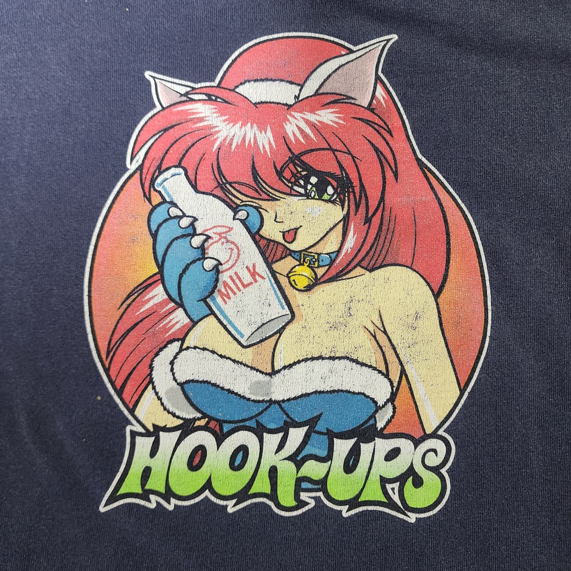[L] 90s 훅업스 hookups 밀크걸 아키코 빈티지 티셔츠 상품이미지2