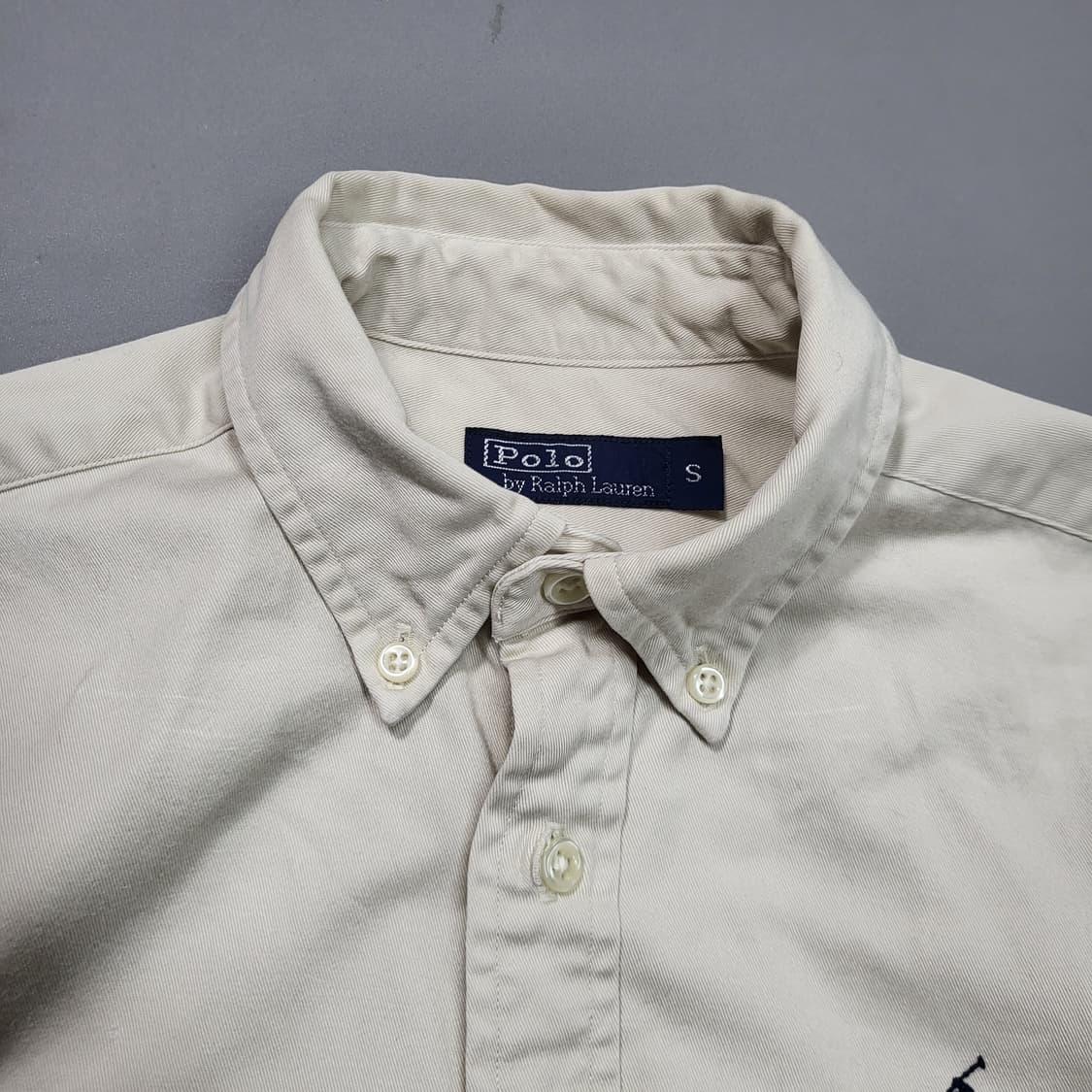 폴로 랄프로렌 여성 셔츠 S 베이지 상품이미지4