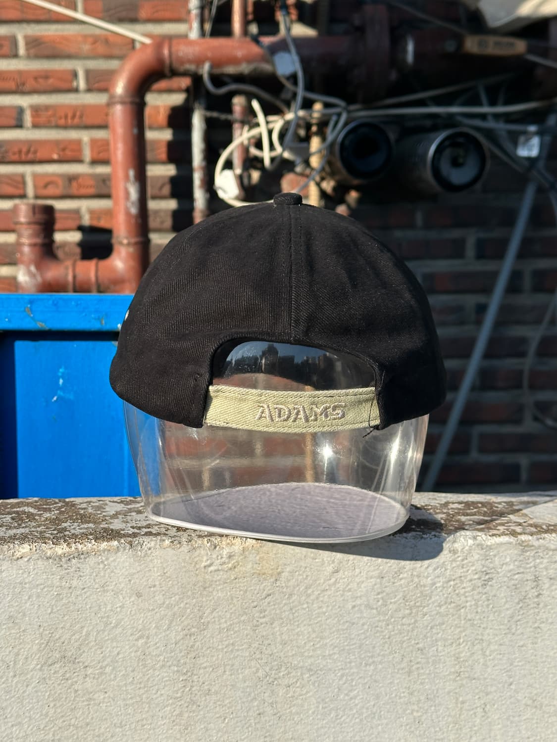 [F] 00s 아담스 빈티지 블랙 볼캡 모자 상품이미지4