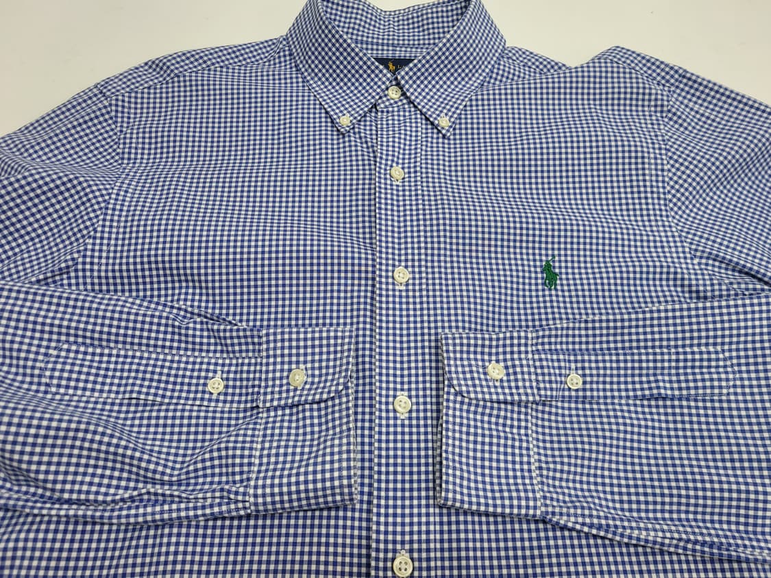 POLO 폴로 랄프로렌 슬림핏 스트라이프 셔츠/남 L (180/100A) 상품이미지5