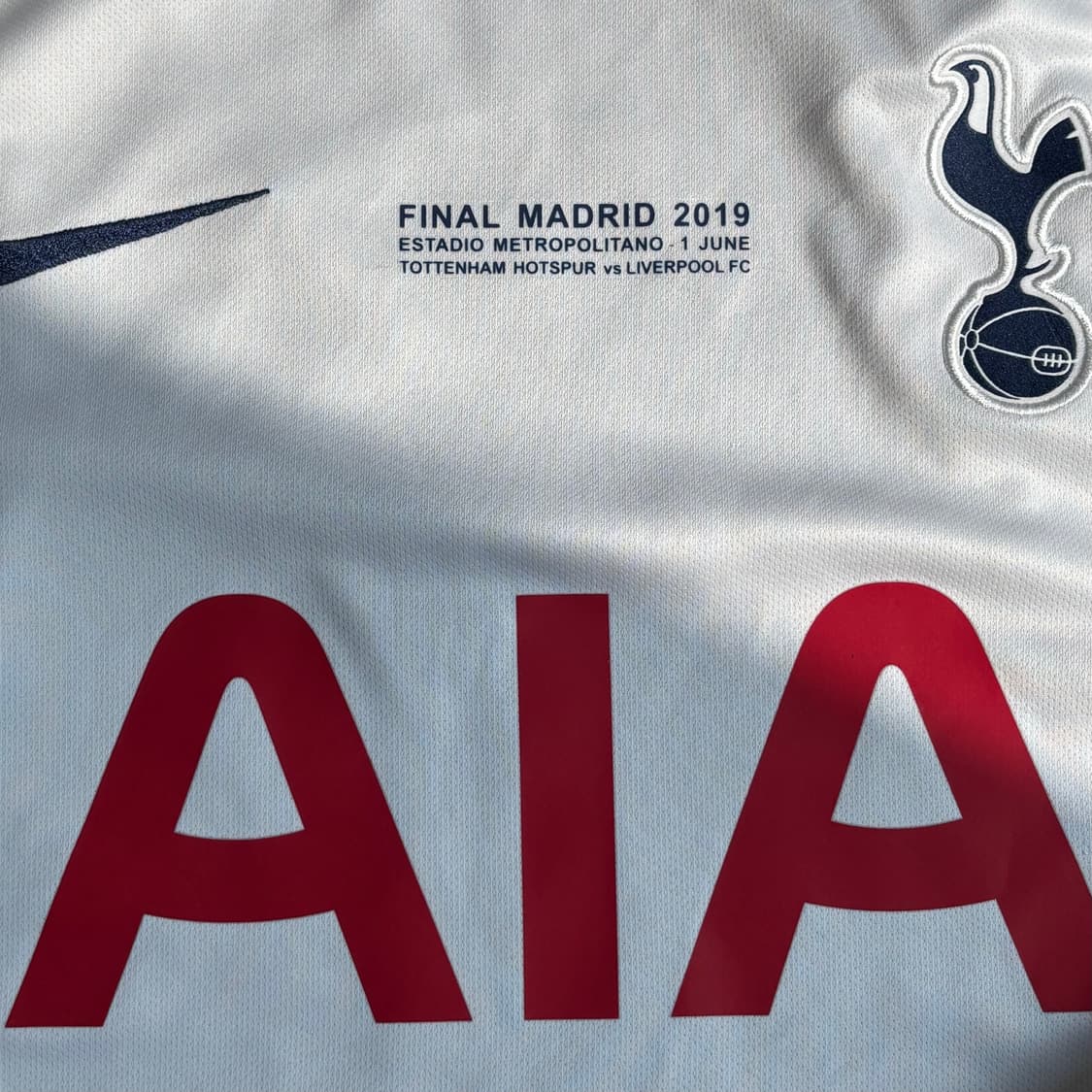 나이키 18 19 토트넘 홈 챔스 결승 손흥민 유니폼  상품이미지5