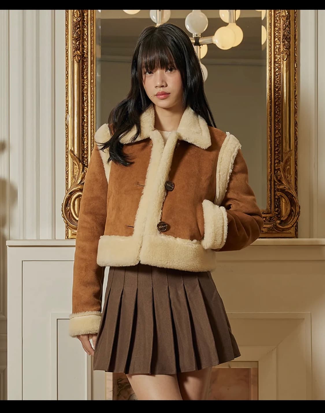 아이토브서울 바시티 무스탕 블랙 상품이미지4