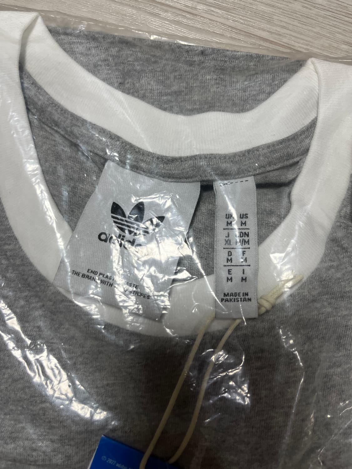 [US M] 아디다스 아디컬러 3선 스트라이프 반팔 티셔츠 상품이미지4