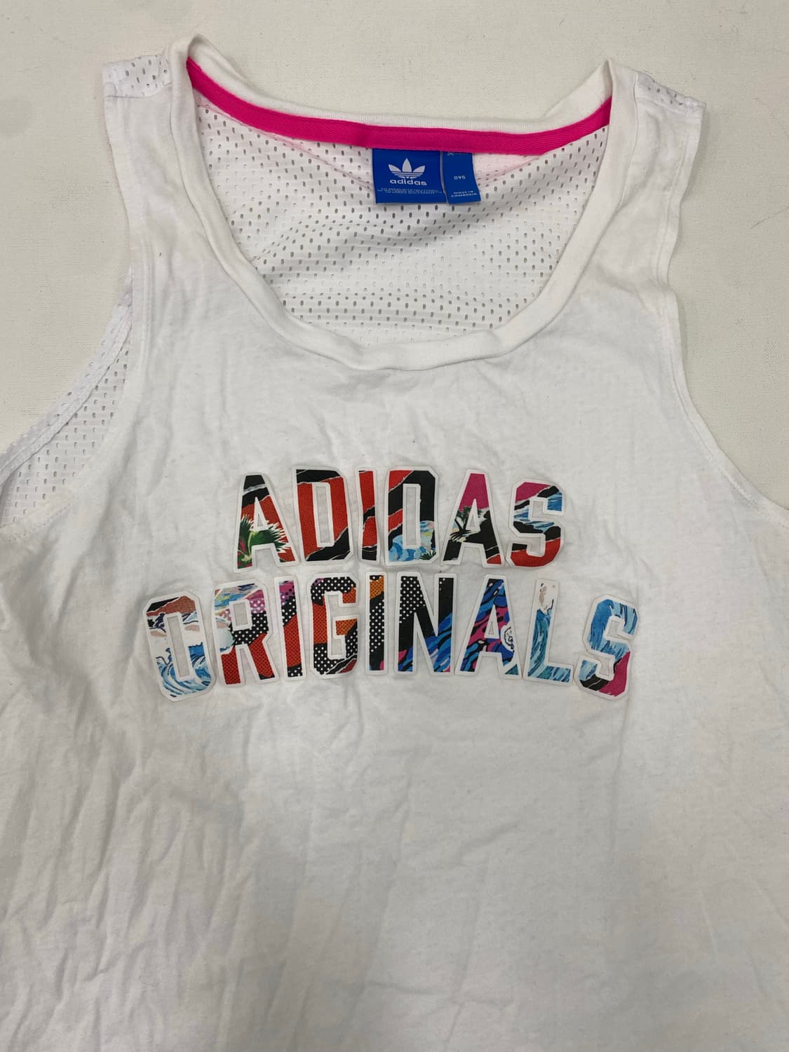 아디다스 오리지널스 흰색 민소매 티셔츠 95 상품이미지2