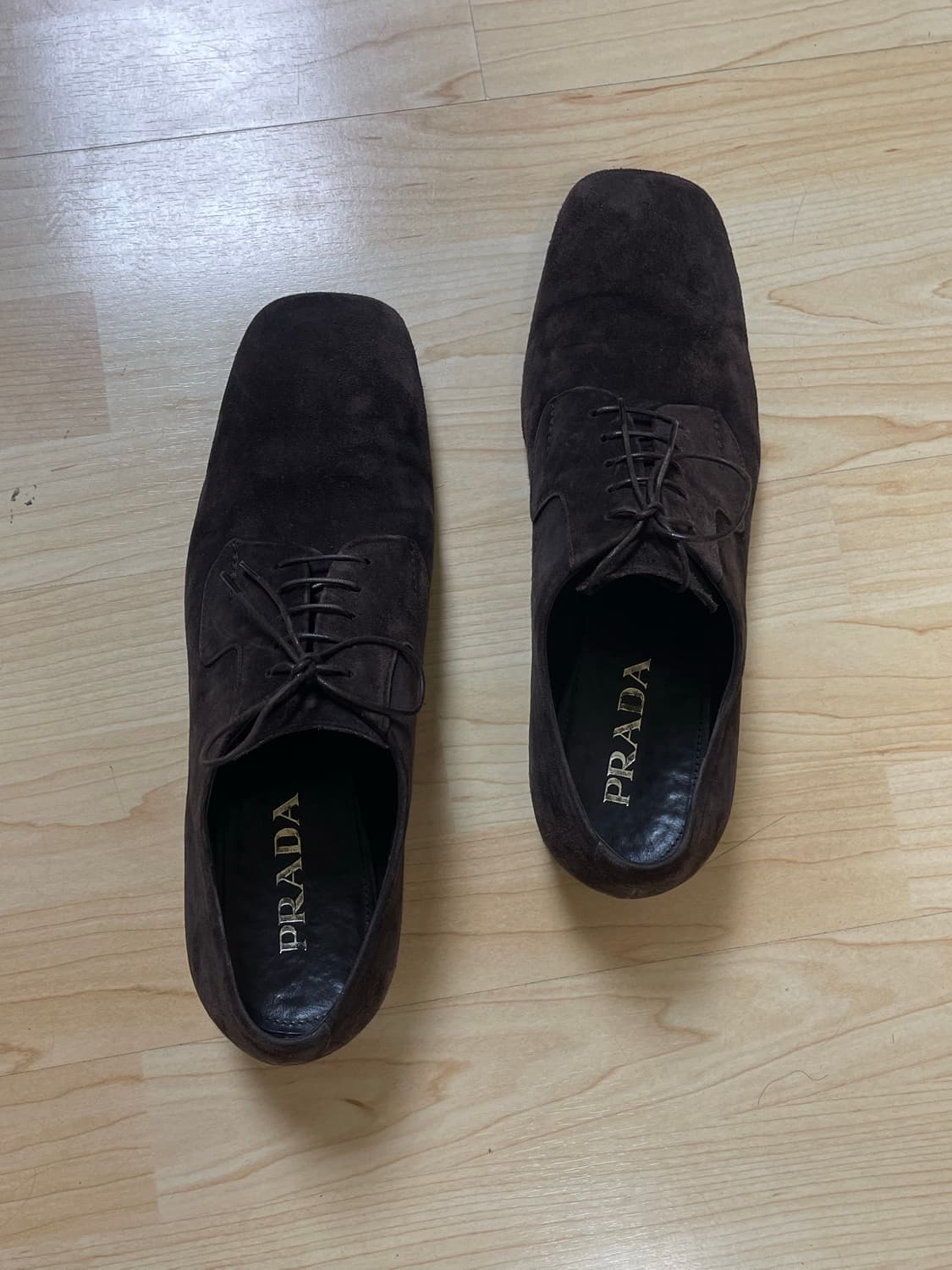 프라다 스웨이드 더비 로퍼 275 상품이미지5