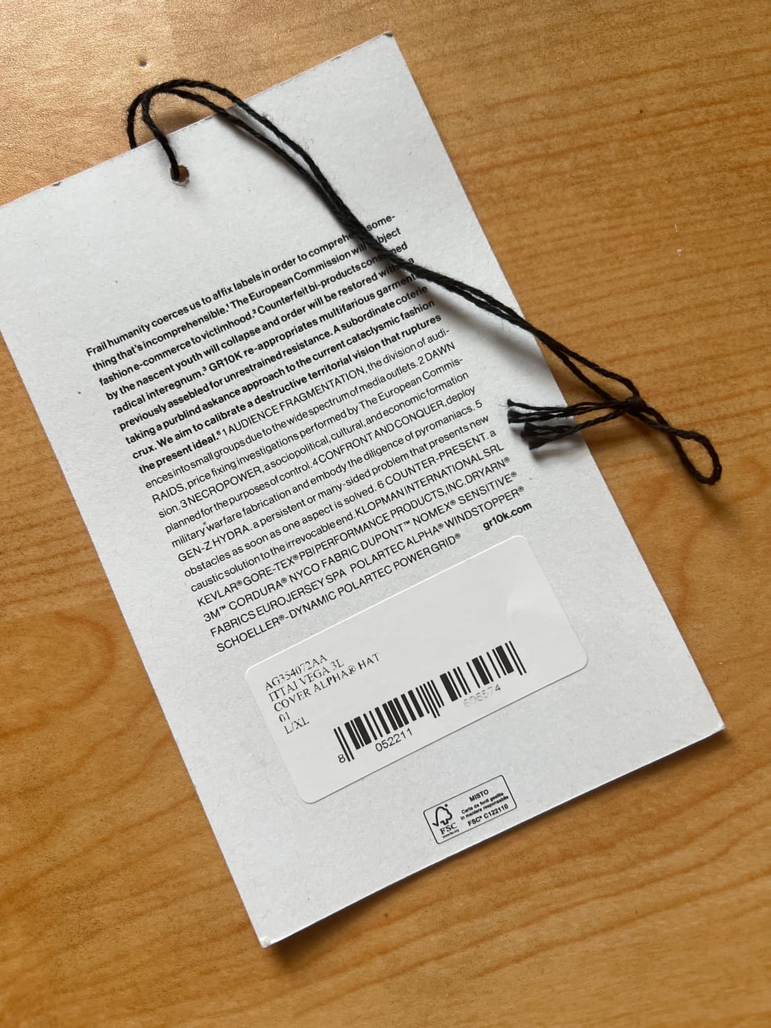 GR10K Polartec Alpha Cover Hat 상품이미지3