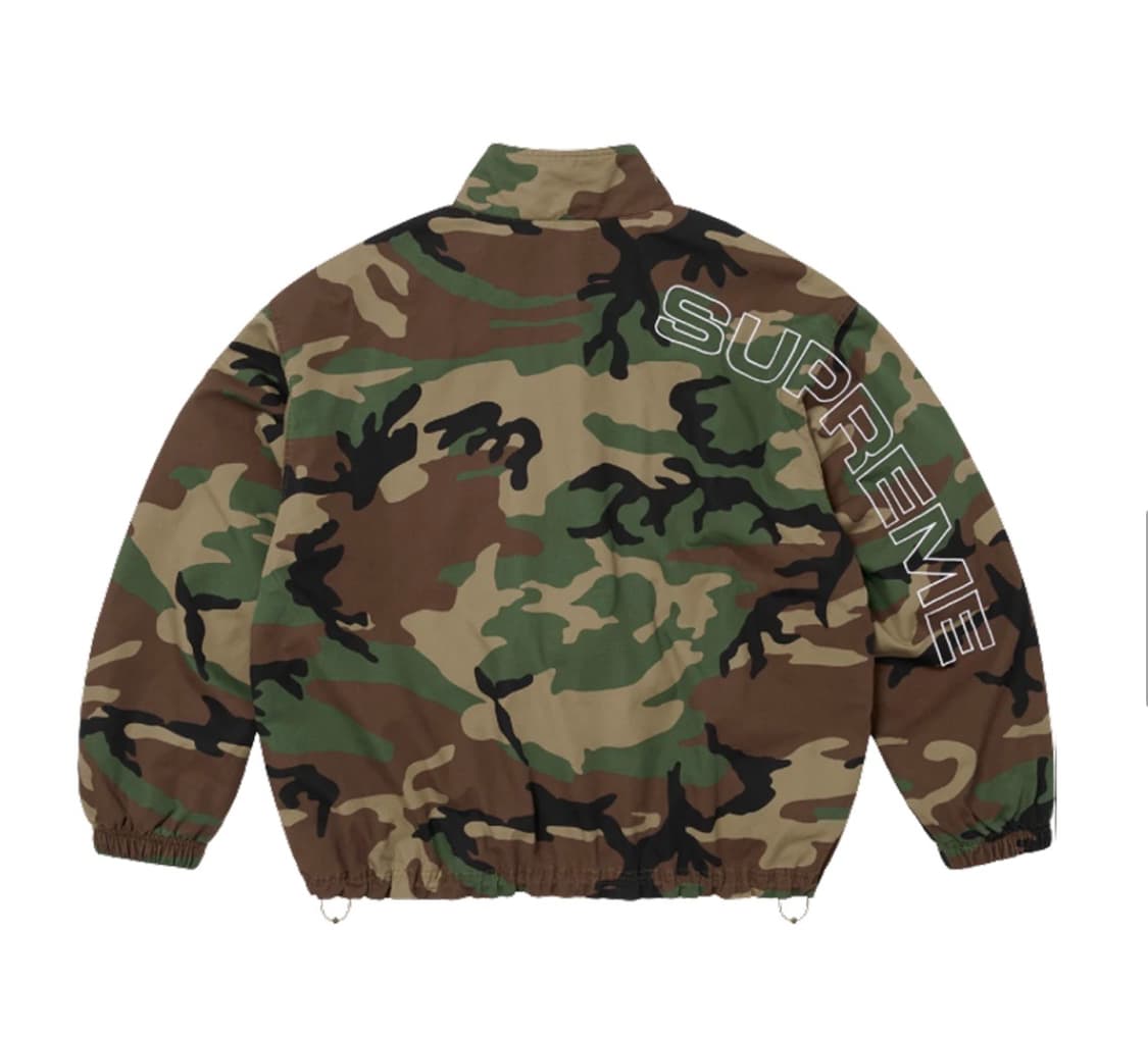 L) 슈프림 스펠아웃 자수 립스탑 트랙 자켓 바람막이 카모 - 25FW 상품이미지2