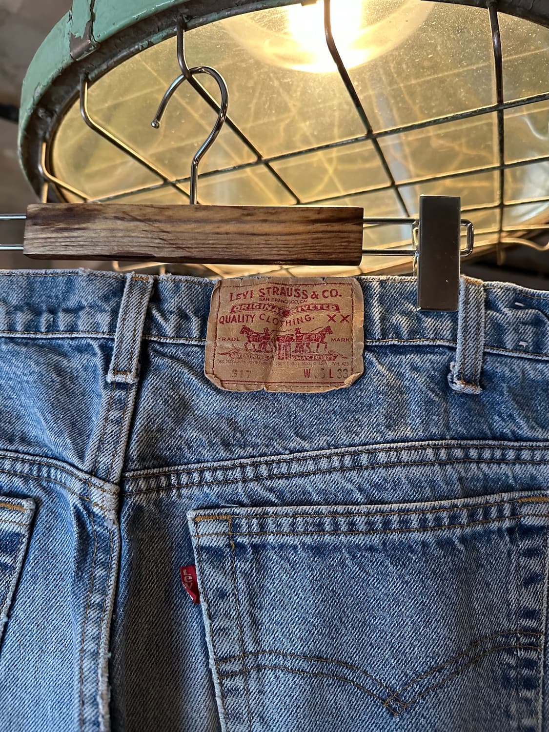 80s USA Levis 517 Boot Cut Denim Pants 상품이미지5