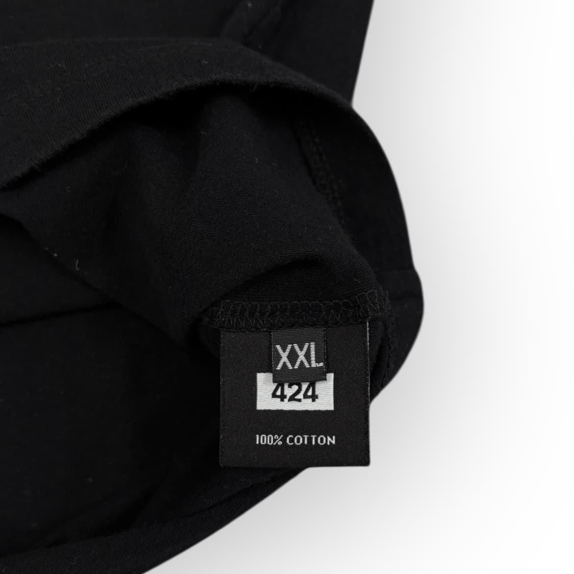 2XL)424 블랙 티셔츠 상품이미지5