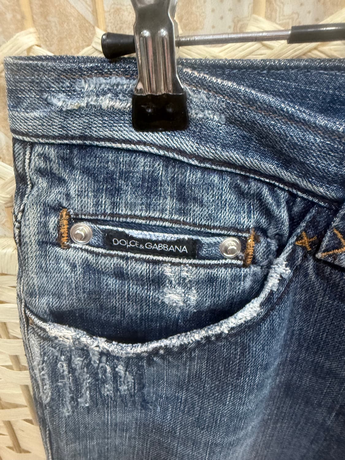 42/32 정품 돌체앤가바나 데님바지 팝니다 상품이미지2