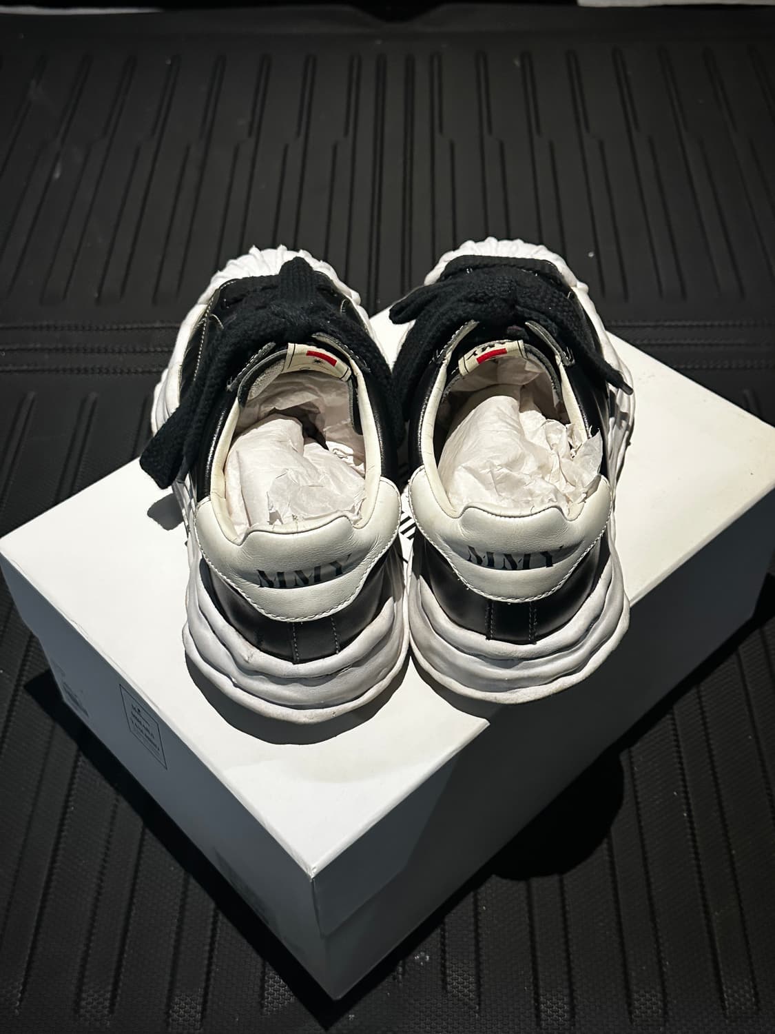 [42] 미하라야스히로 블레이키 레더 검흰 상품이미지3