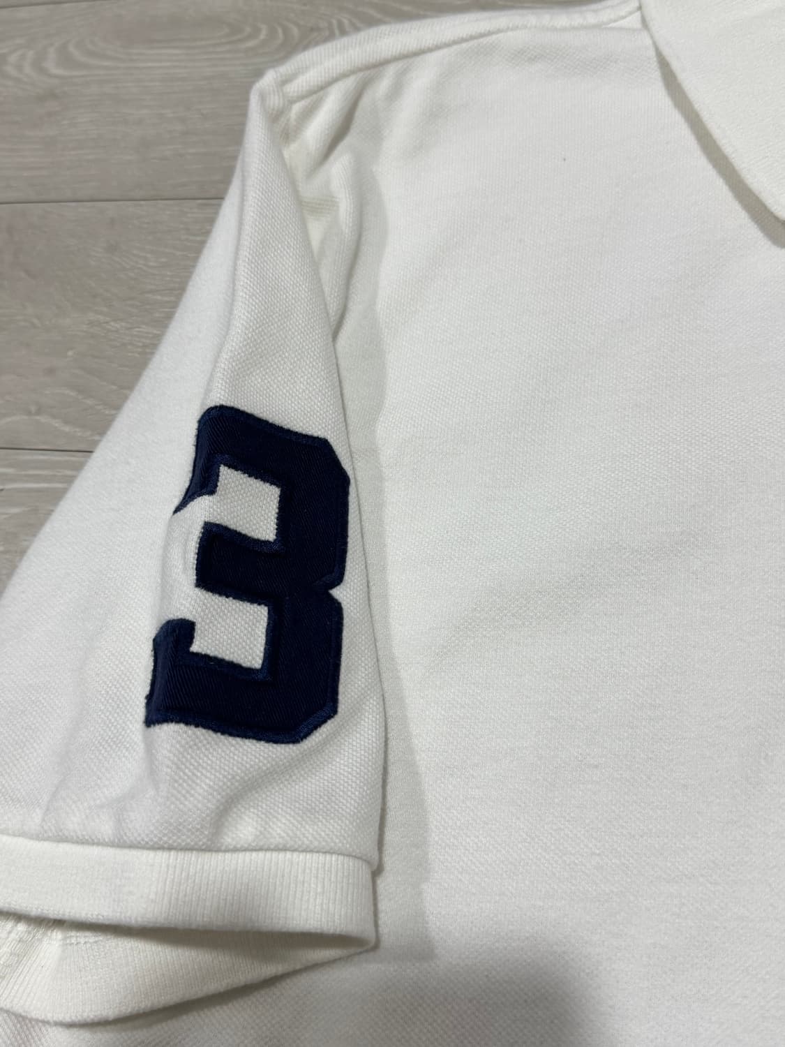 폴로 랄프로렌 빅포니 화이트 카라 반팔티 상품이미지3