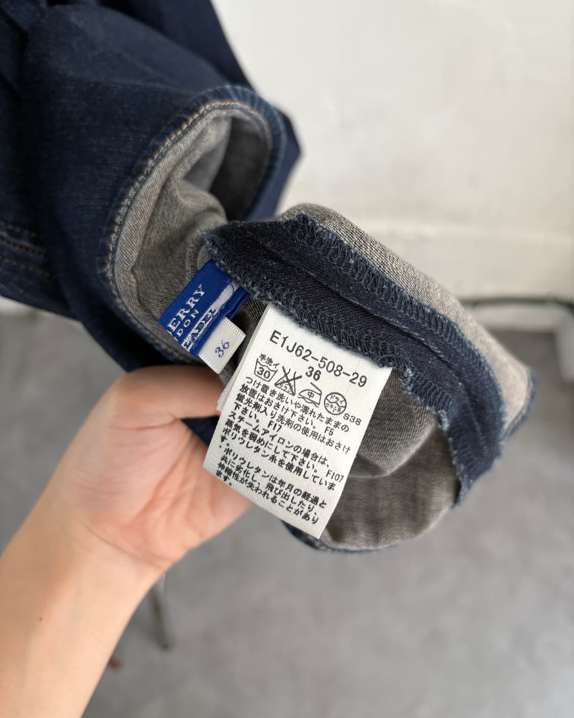 Burberry 버버리 블루라벨 데님 인디고 플리츠 원피스 상품이미지9