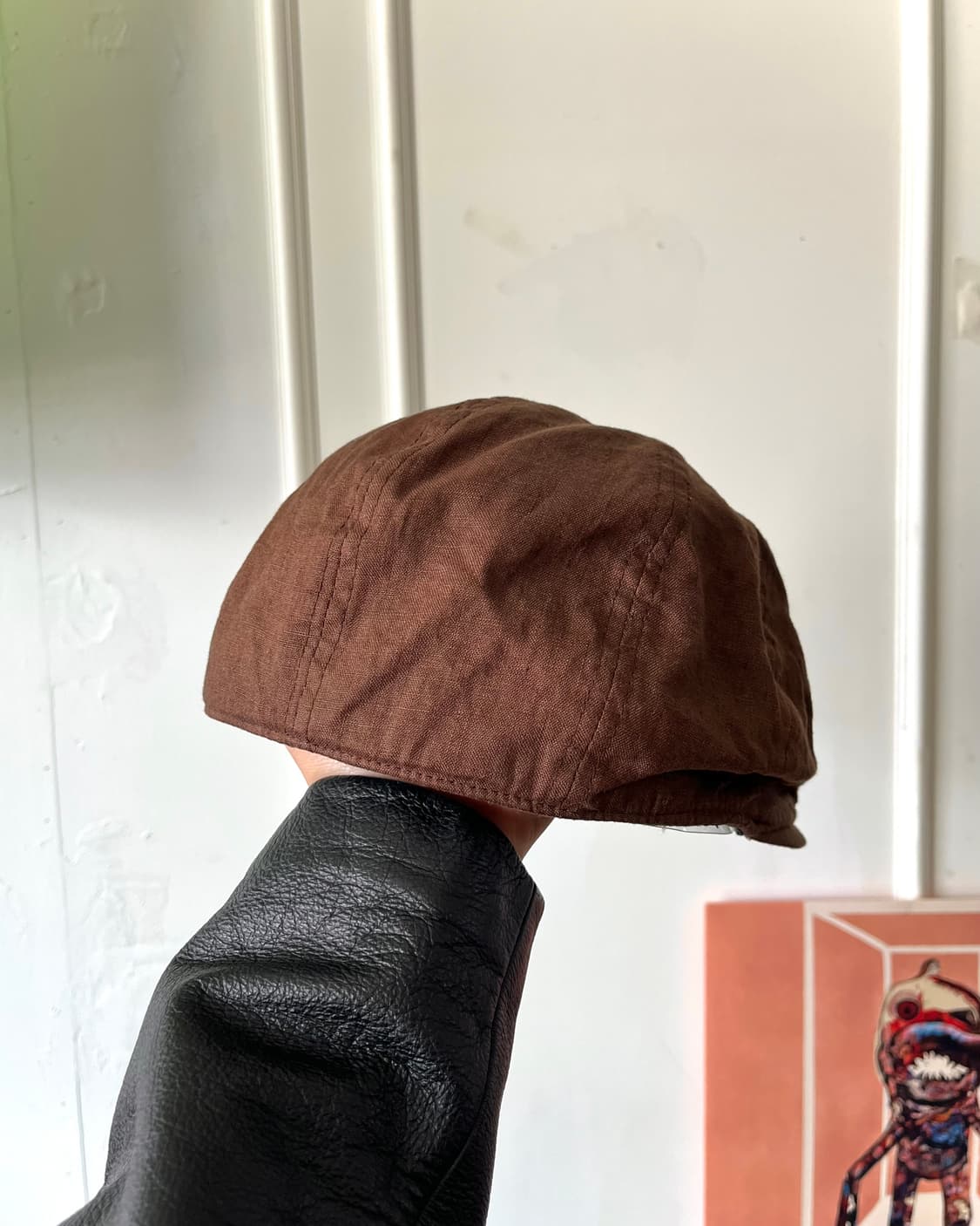 JPN Vintage 8-Panel Linen Hunting Cap 상품이미지4