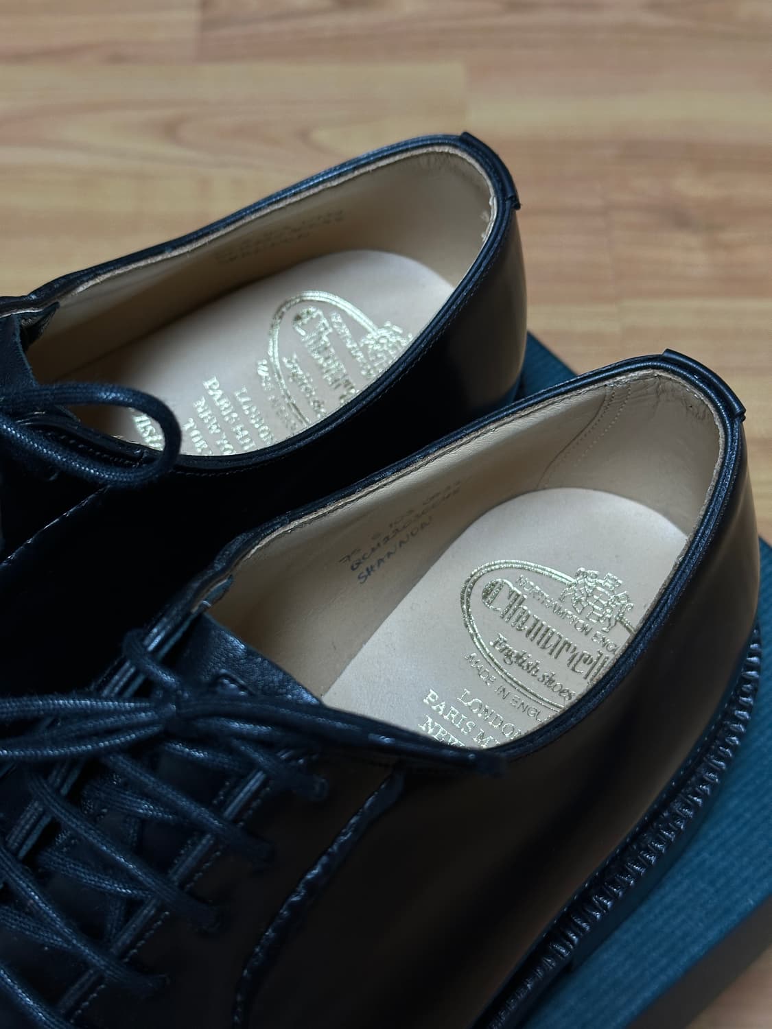 [새제품] 처치스 섀넌 블랙 더비 슈즈 UK 7.5G 상품이미지2