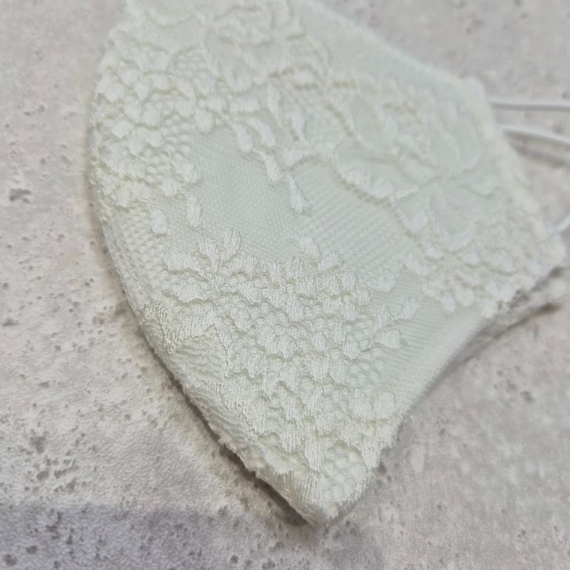 아이보리 레이스 패션마스크  상품이미지3