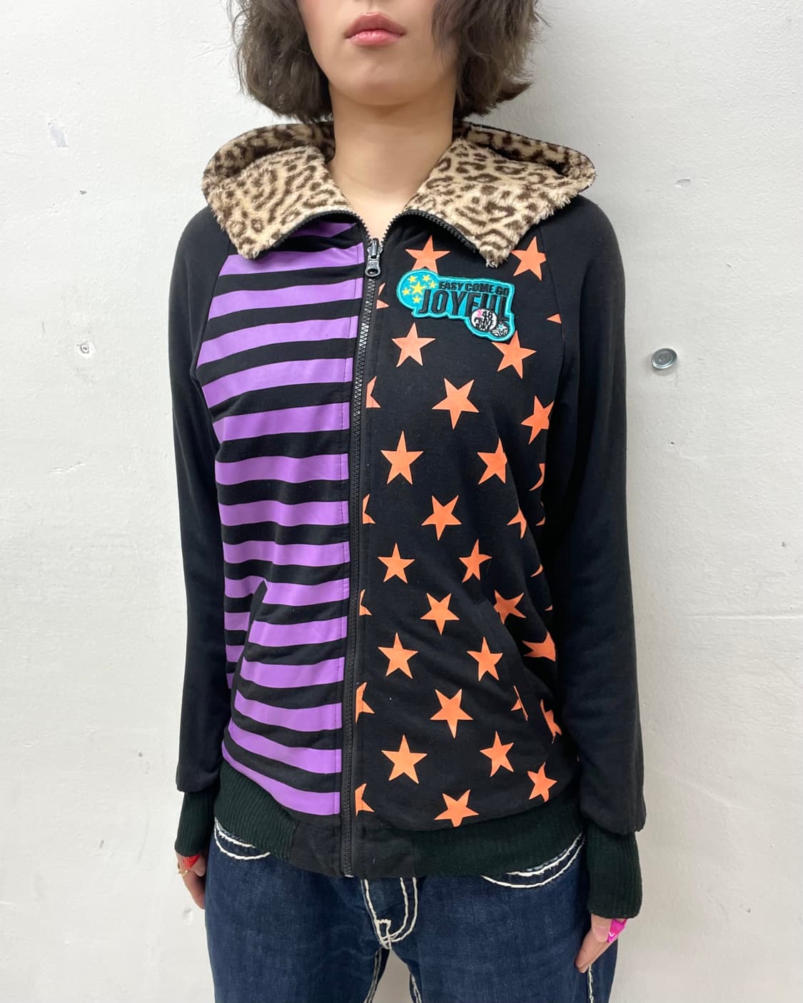 Jam Orange Leopard Reversible HoodZip-Up 상품이미지3