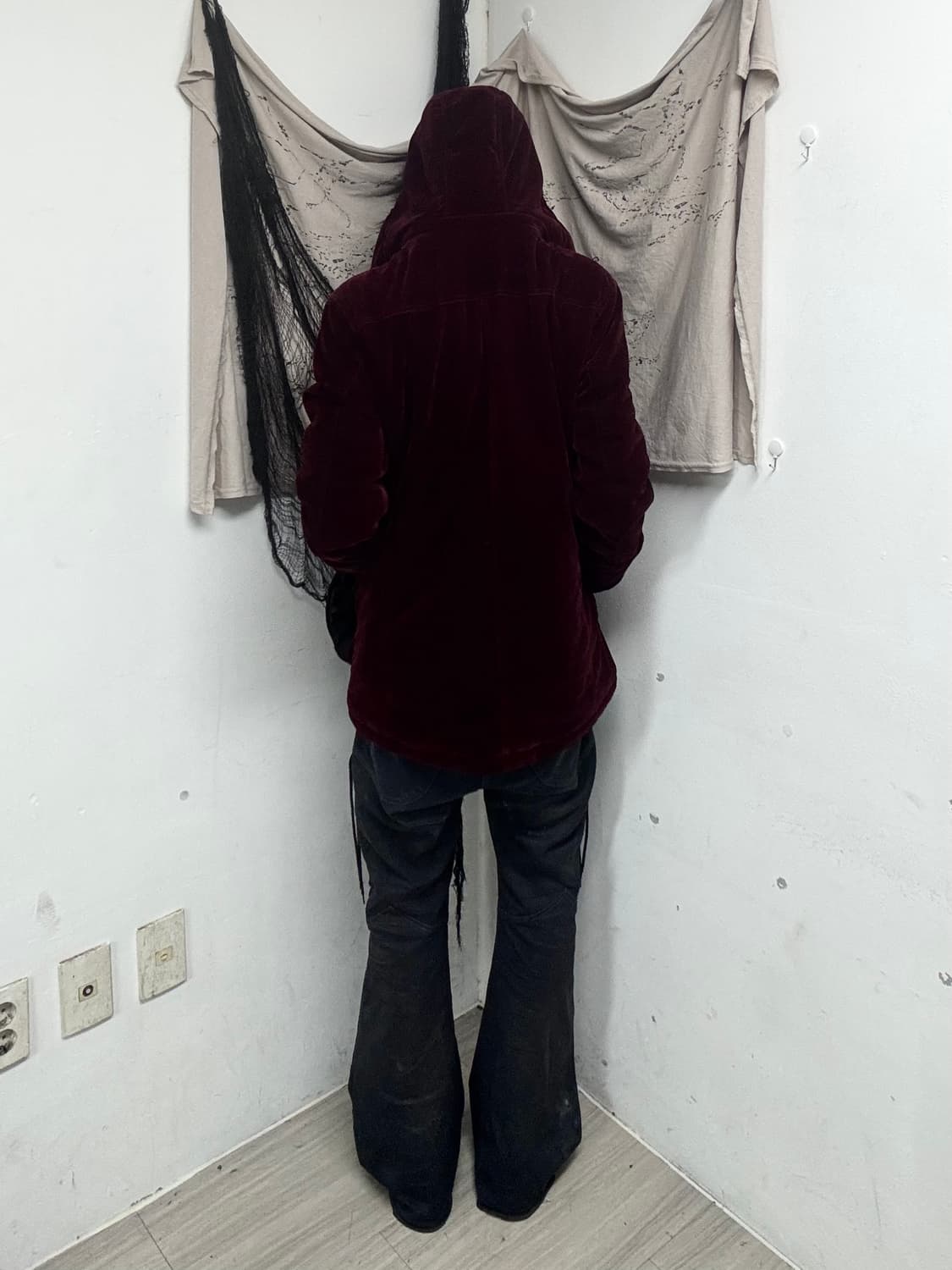 2000s Mood Burgundy Black intheattic 상품이미지5