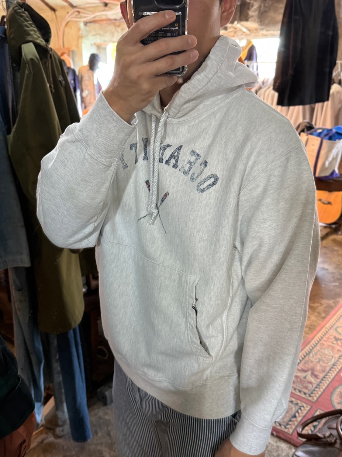 Champion 챔피온 리버스위브 오션시티 프린팅 후디 스웻 상품이미지3