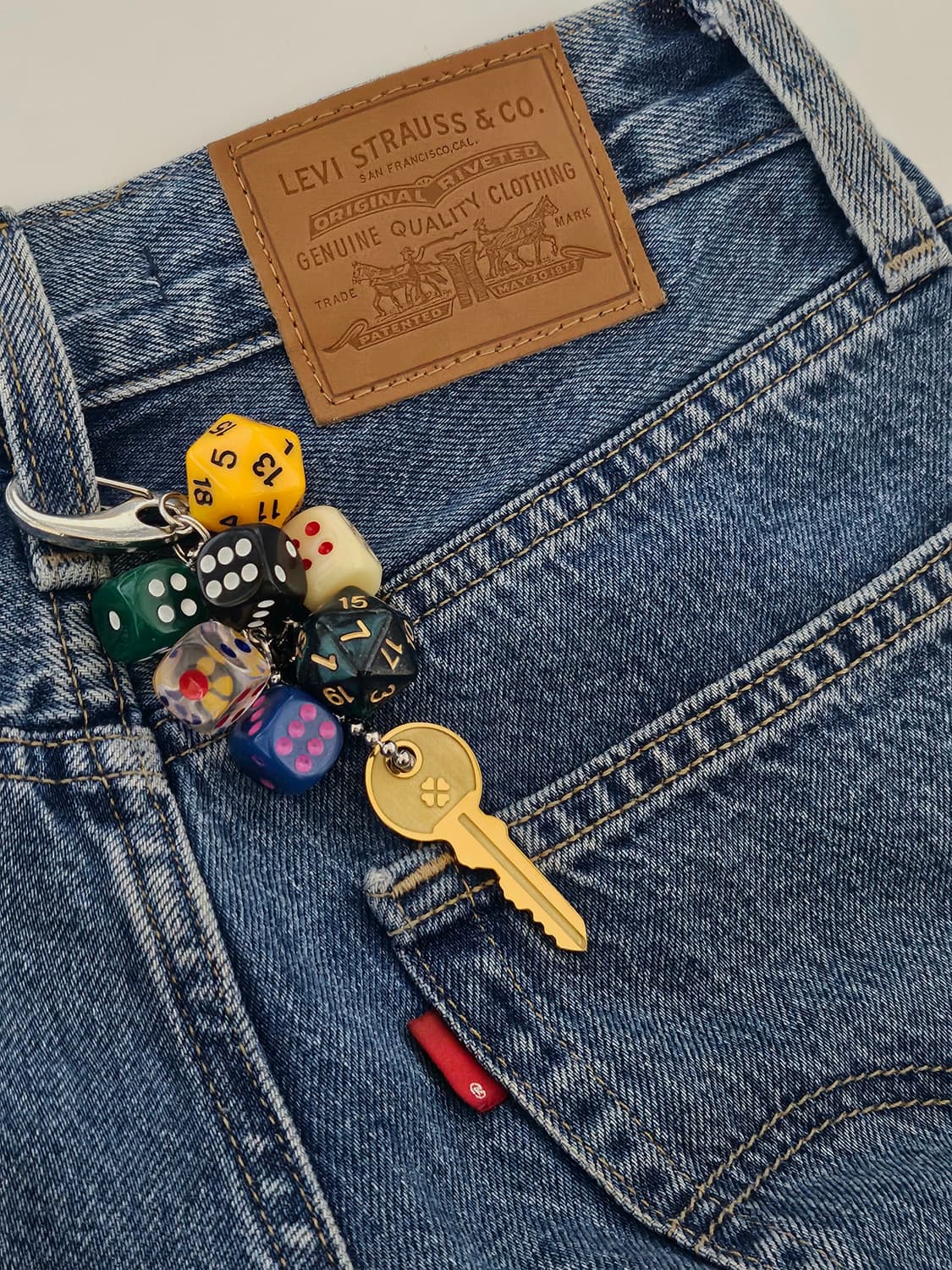 주사위 키링 / 다이스 키링 바지체인 상품이미지1