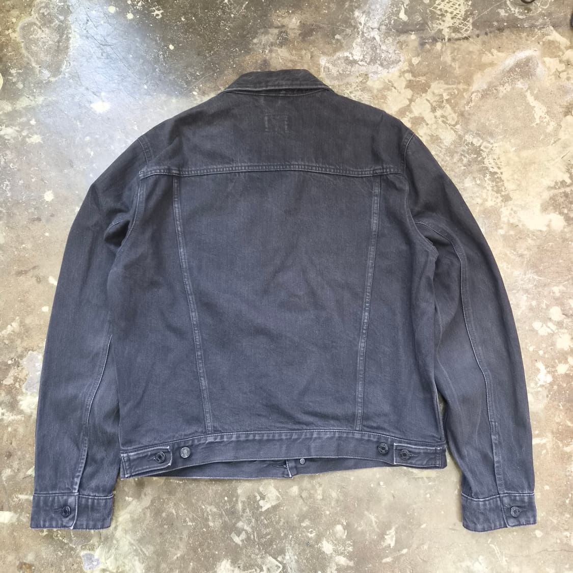 L) GAP 갭 청자켓 흑청 청자켓 블랙 데님자켓 아메카지 워크웨어 상품이미지4