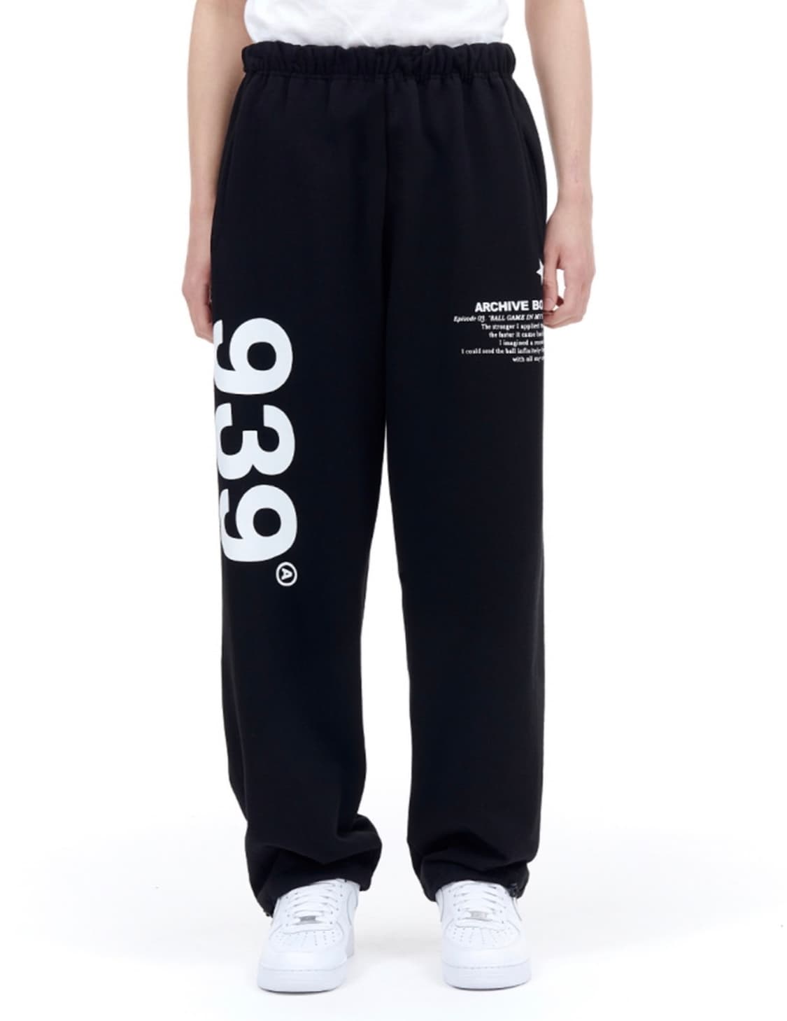아카이브볼드 939 LOGO SWEAT PANTS (BLACK) 상품이미지2
