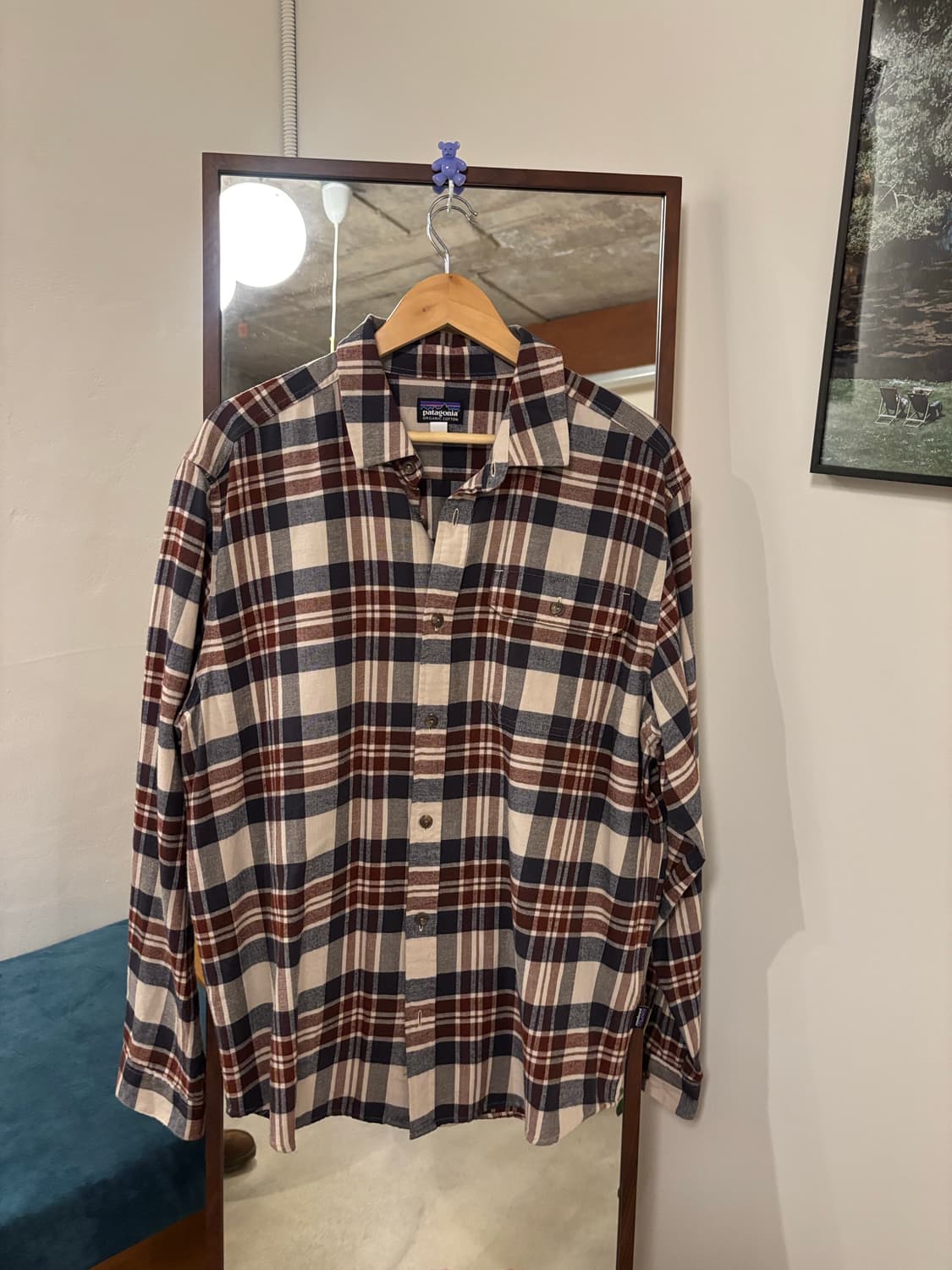 파타고니아 체크 플란넬셔츠 상품이미지2