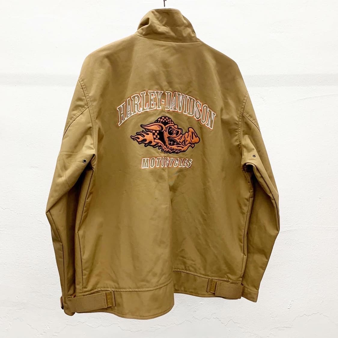 할리데이비슨 베이지 와펜 피그 자켓 상품이미지1