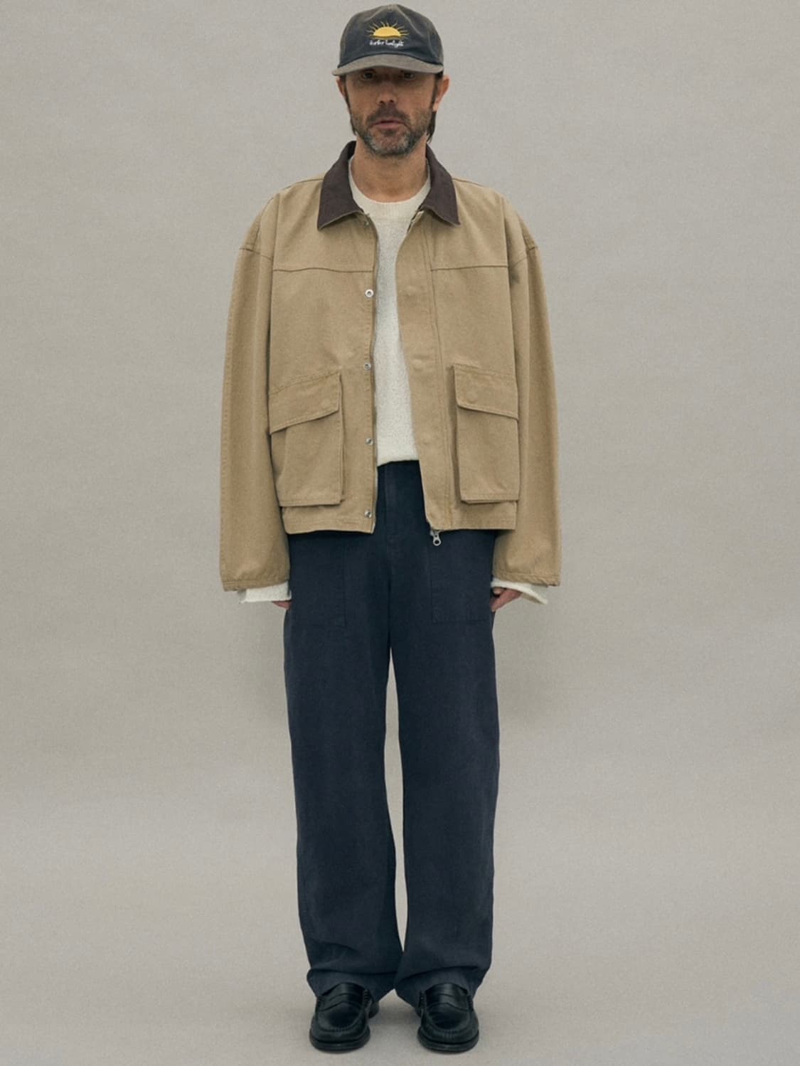 파르티멘토 빈티지 워싱 와이드 워크자켓 상품이미지2