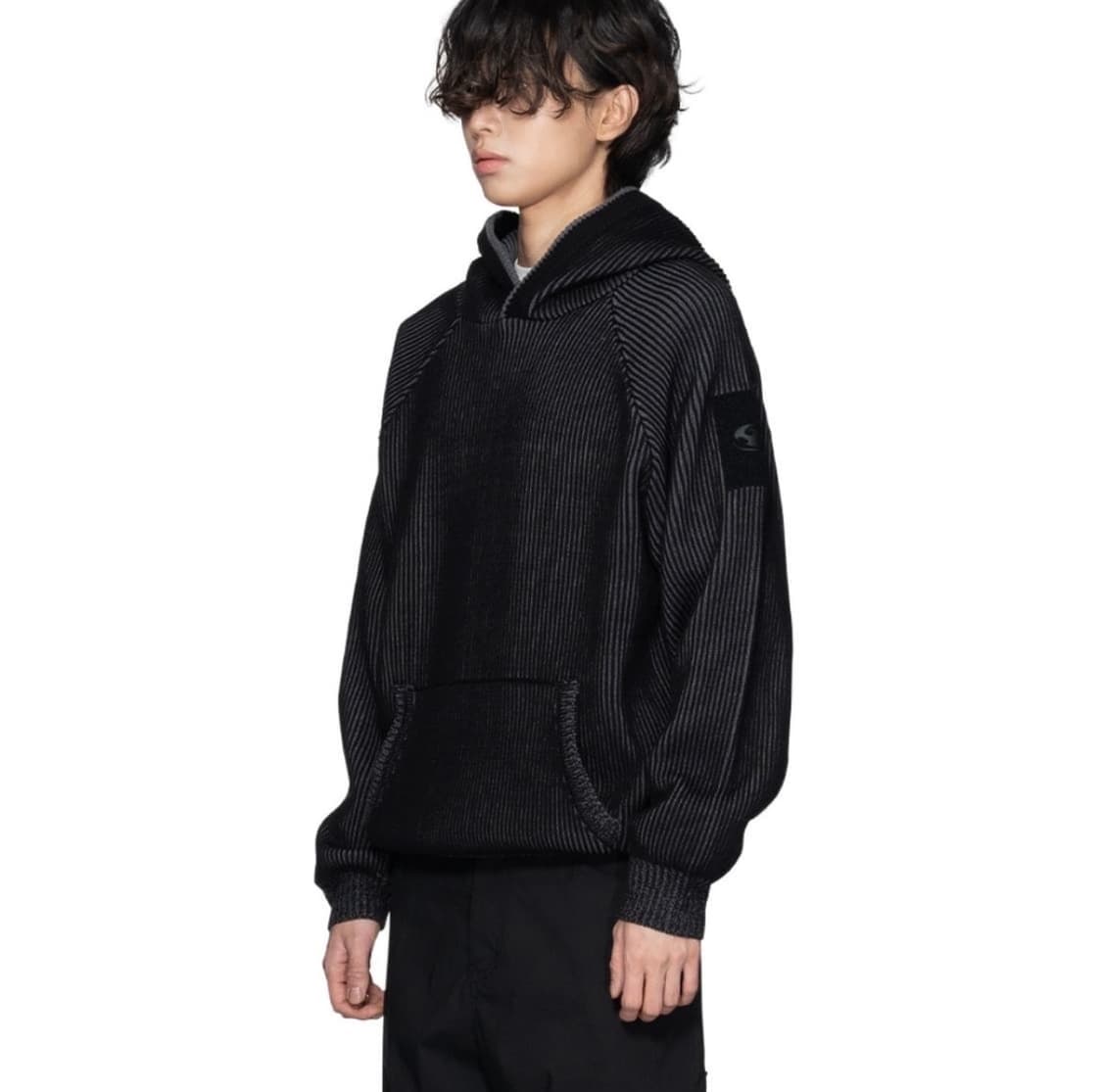 산산기어 23fw 후디드 니트 3사이즈 상품이미지1