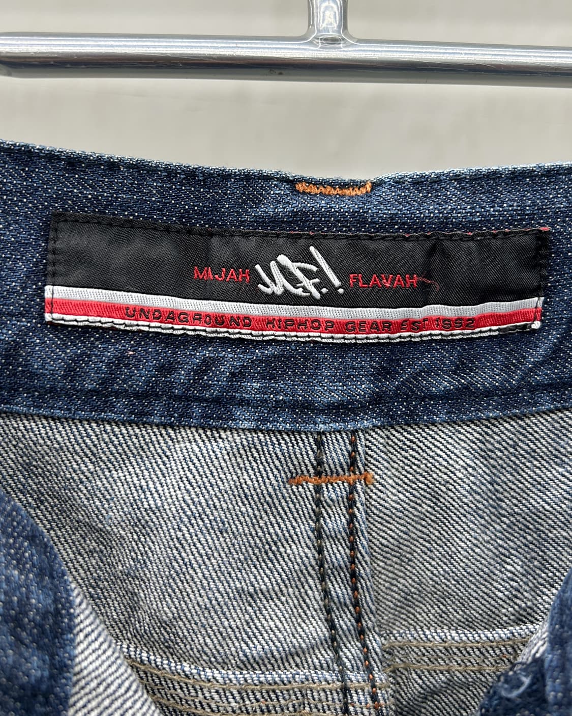 마자 플라바 00s 카고 포켓 워시드 데님 팬츠 상품이미지6