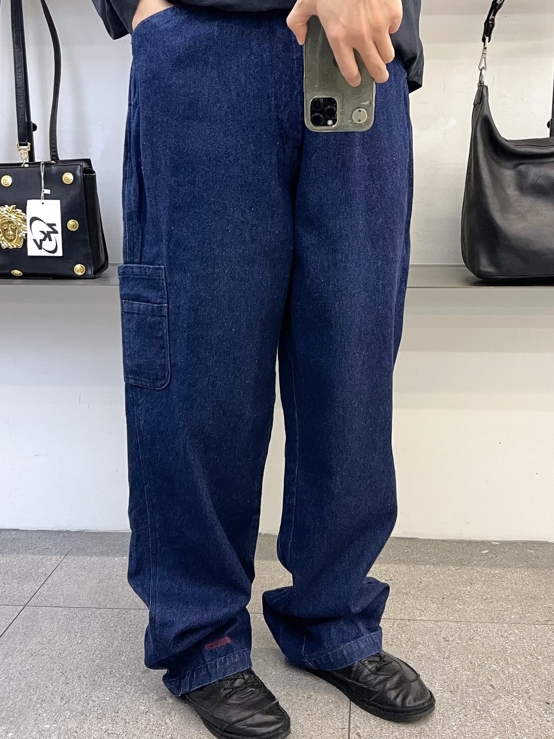 메카 U.S.A 데님 카펜터 팬츠 상품이미지2