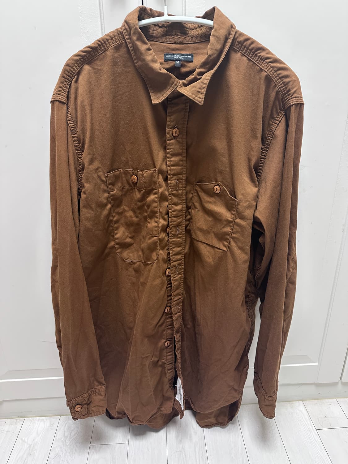 택포) 엔지니어드가먼츠 워크셔츠 micro sand twill M 판매 상품이미지1