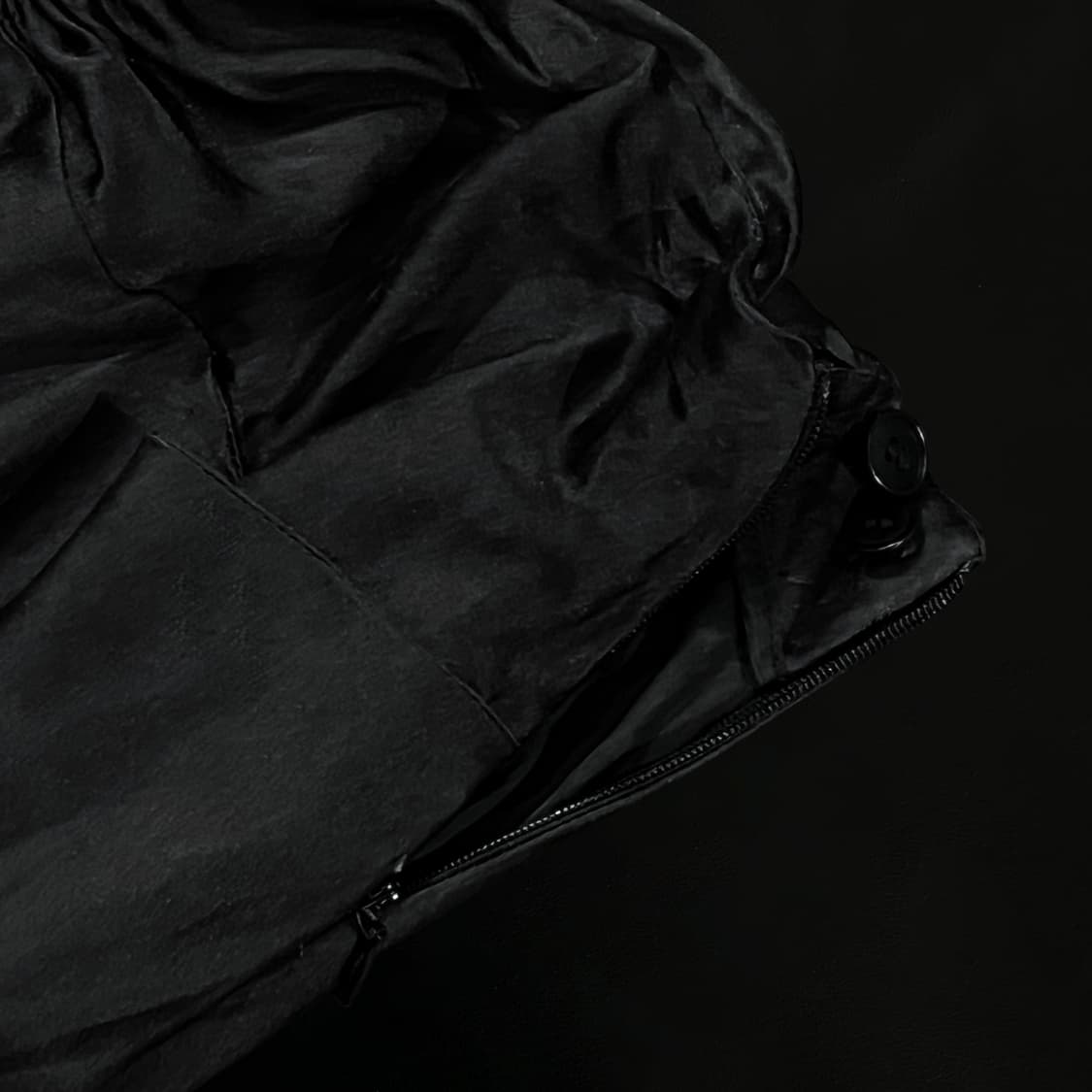 조르지오 아르마니 실크 블랙스커트 상품이미지4