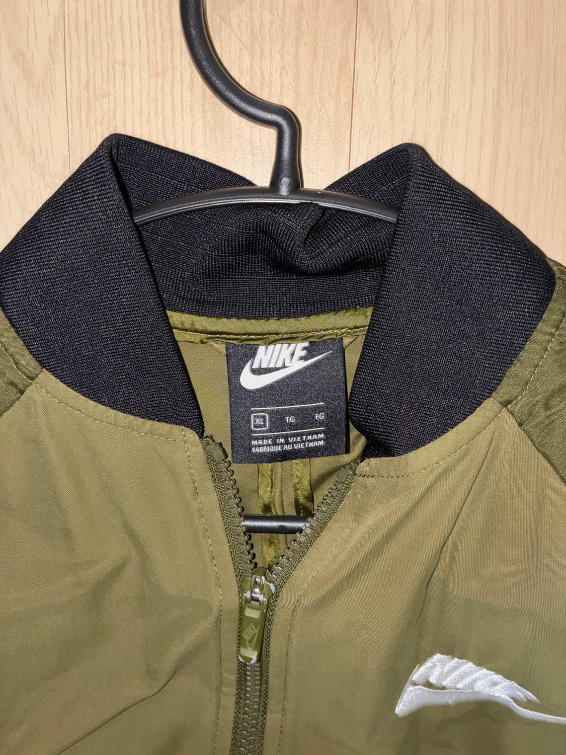 나이키 카키 나일론 자켓 상품이미지5
