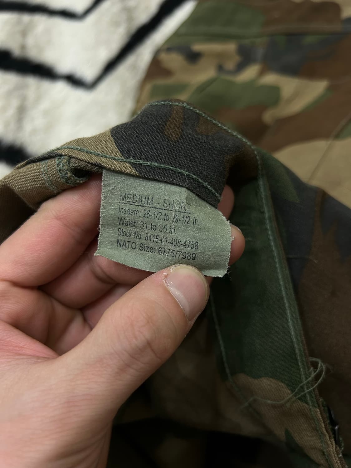 [35]U.S Army 카모 우드랜드 카고 팬츠/하계용 상품이미지4