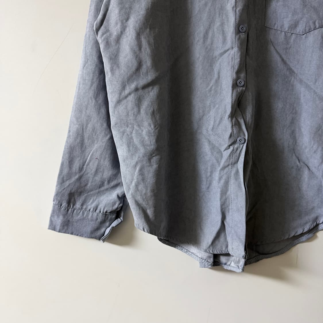 새상품 여자 벨로아 셔츠 (블루) 상품이미지2