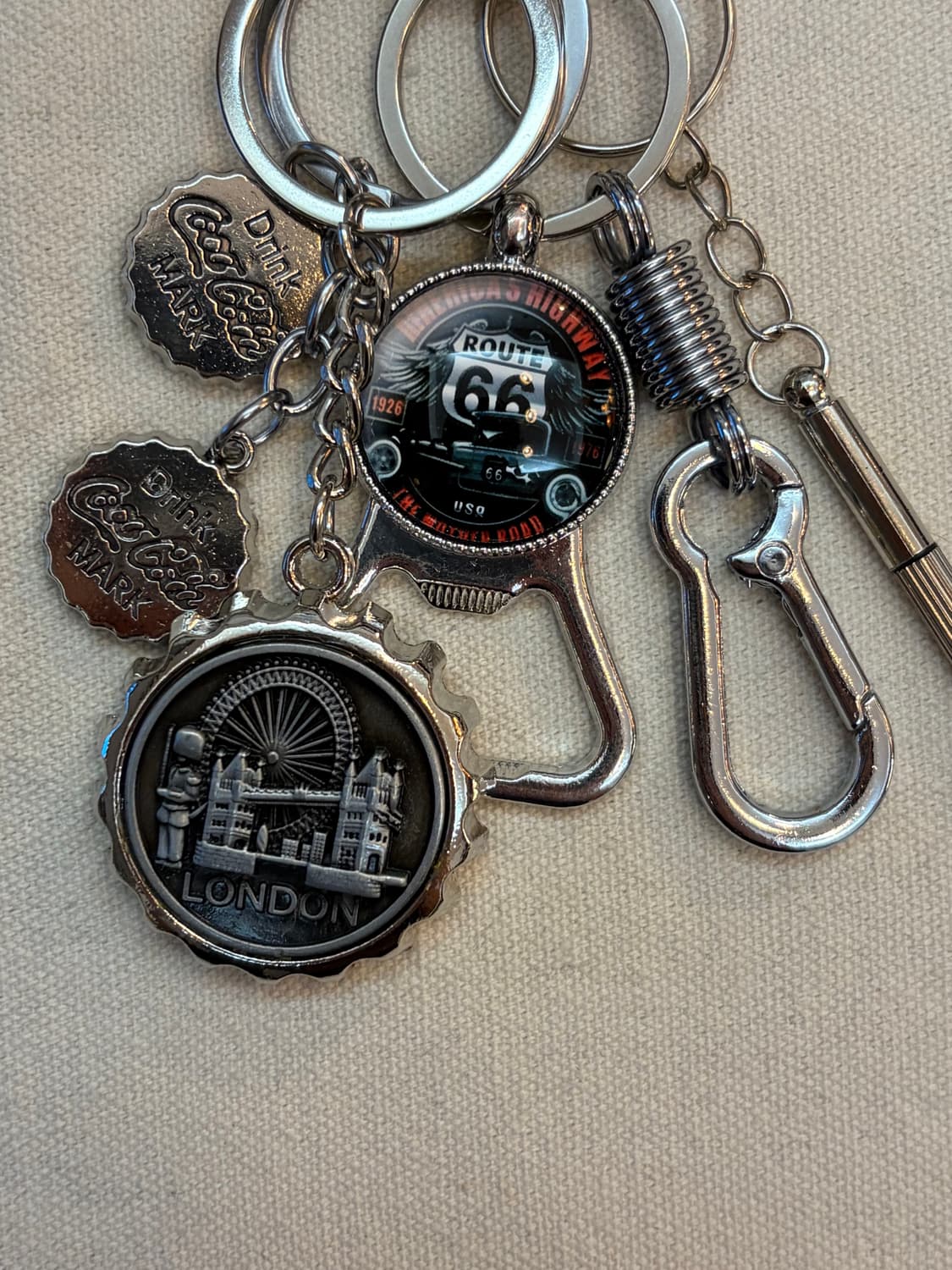 🗝 ROUTE 66 트래블 무드 키링 상품이미지3