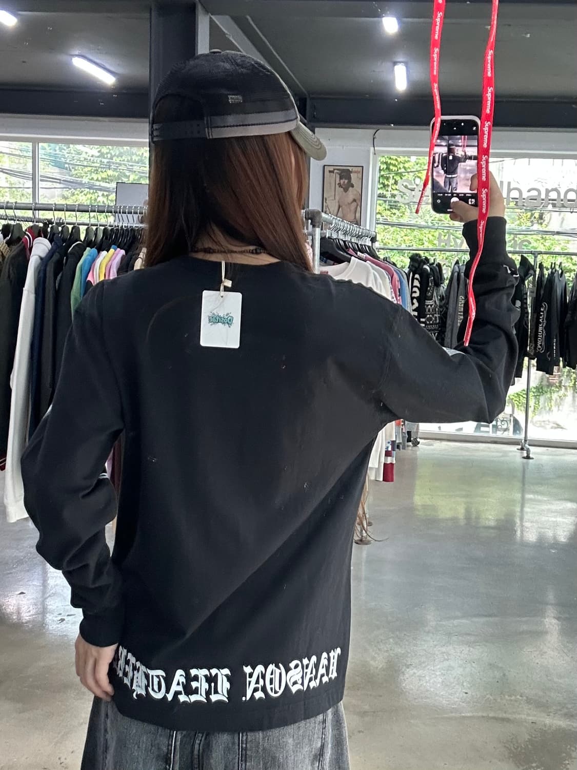 벤슨 엔젤&데빌 스컬 롱슬리브긴팔티셔츠 상품이미지3