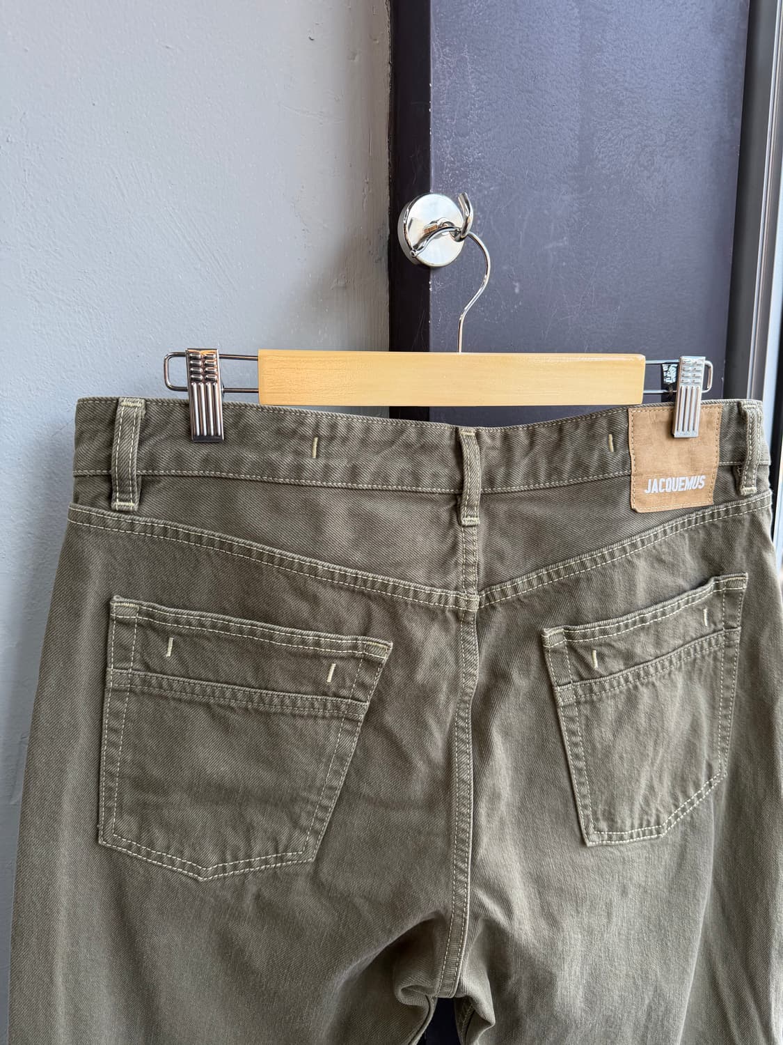 32~33/ 자크뮈스 LE PAPIER 브라운 데님 팬츠 상품이미지9