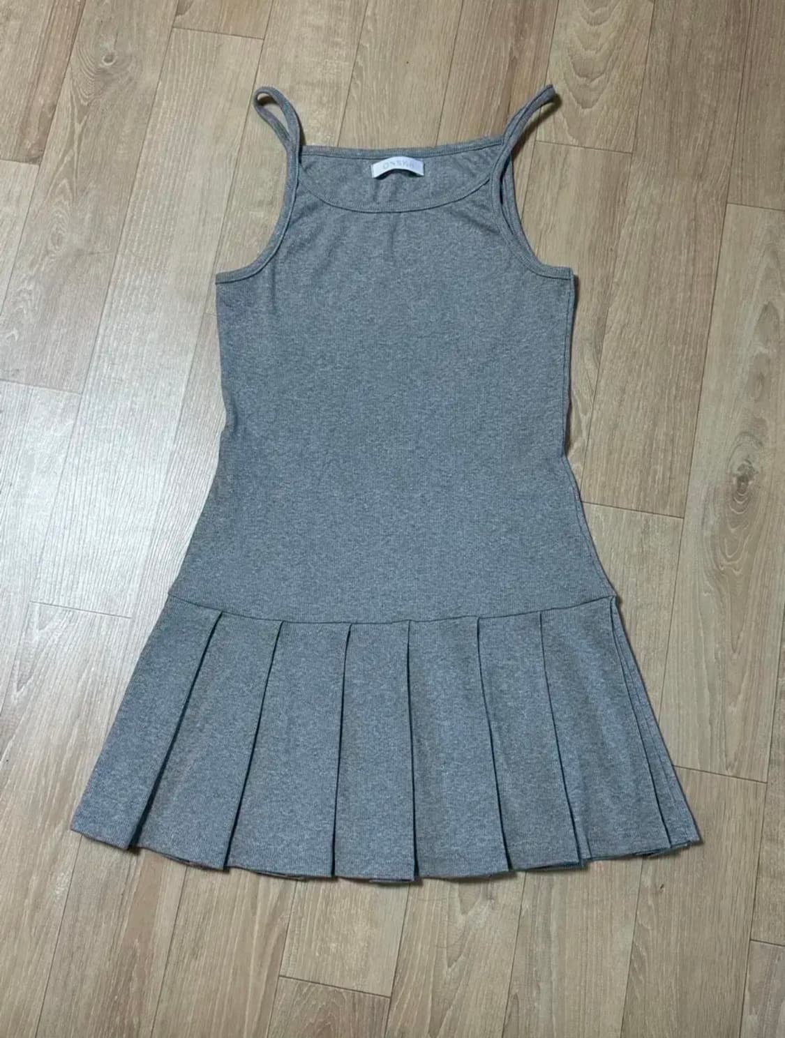 Onska pleats mini one-piece(grey) 상품이미지2