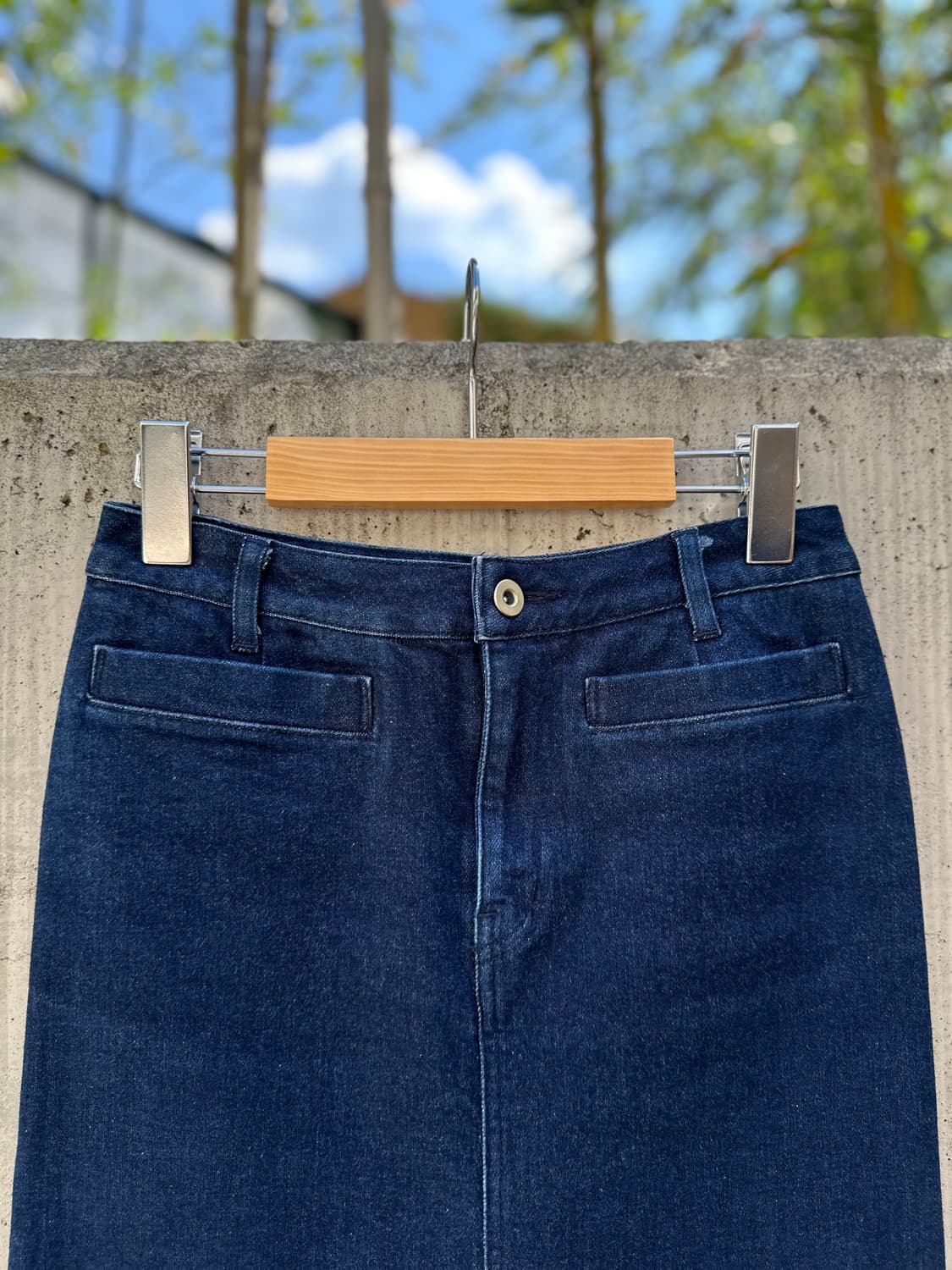 Japanese Vintage 데님 스커트입니다. 상품이미지3
